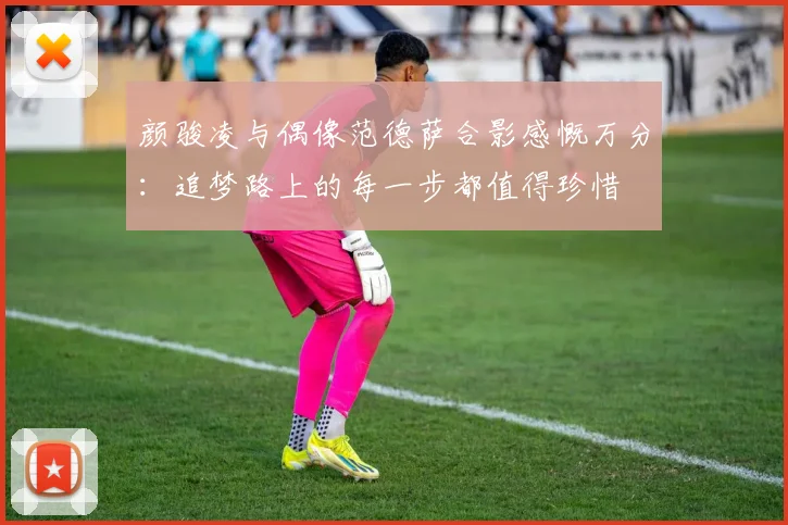 颜骏凌与偶像范德萨合影感慨万分：追梦路上的每一步都值得珍惜